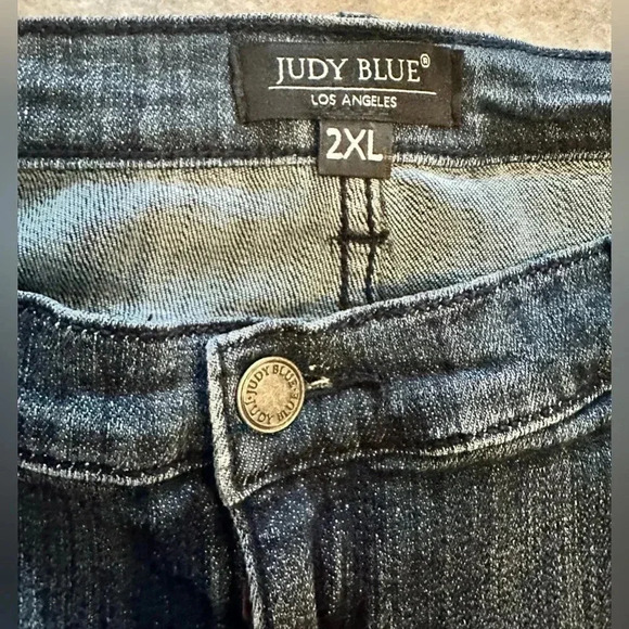 Judy Blue distressed skinny jeans size 2XL - Picture 3 of 7